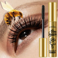 5D Black Mascara Thickening, Lengthening, Curling, Waterproof Liquid Fiber Mascara Makeup Silky Lash Bee Venom Eye Cosmetic