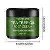 Foot moisturizer with aloe vera and tea tree oil to deeply nourish the skin, for dry and rough skin, daily hand and foot care