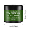 Foot moisturizer with aloe vera and tea tree oil to deeply nourish the skin, for dry and rough skin, daily hand and foot care