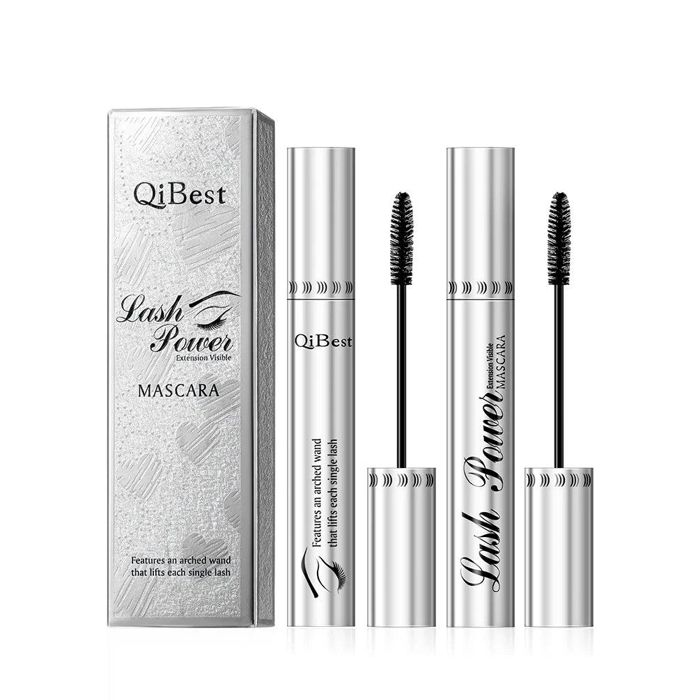 2pcs/set 4D Mascara Beauty Makeup Curling Black Lash Eyelash Extension Waterproof Liquid Volume Mascara Long-wearing Cosmetic