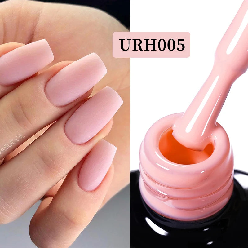 UR SUGAR 7ML Gel Nail Polish Red Glitter Sequins Manicure Semi Permanent Base Matte Top Coat Soak Off LED UV Nail Art Gel Varnis