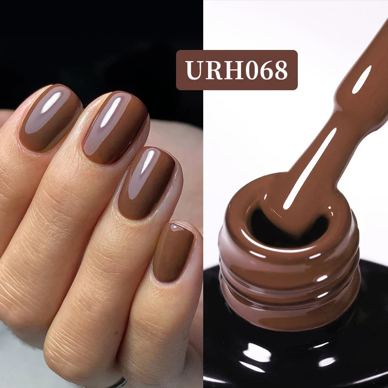 UR SUGAR 7ML Gel Nail Polish Red Glitter Sequins Manicure Semi Permanent Base Matte Top Coat Soak Off LED UV Nail Art Gel Varnis