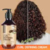 Castor Hair Care Oil Curl Defining Cream Set Non-stick Hydrates & eliminates frizz, Hair-Smoothing Anti-Frizz Cream to Define