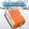 Portable Rotary Dual Ring Electric Shaver Men Travel Mini Shaver Double Floating Magnetic Blade Head Rechargeable Pocket Razors