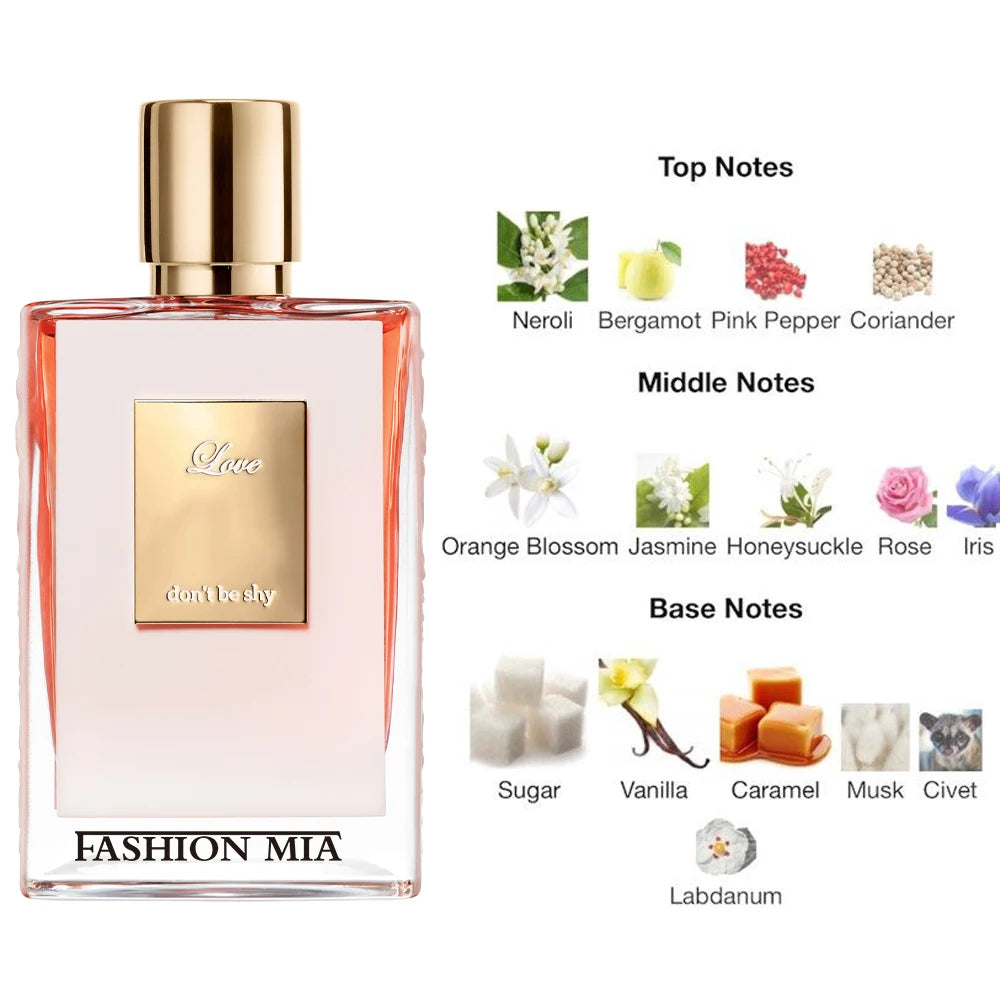 50ml Brand Don't Be Shy Women Perfume Long Lasting Atomizer Sexy Lady Fragrance Wood Colognes Men's Dating Fragrance