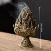 Alloy Mini Boshan Incense Burner Chinese Ancient Home Indoor Decoration Sandalwood Stick Cense Holder Desk Ornaments