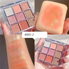 9 Colors Glitter Eyeshadow Palette Purple Lace Shimmer Pearlescent Matte Acrylic Eye Shadows Palette Waterproof Eye Make Up