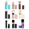 1pc Retractable Brush Makeup Brush Powder Blusher Powder Brush Mini Multi-function Portable With Aluminum Handle