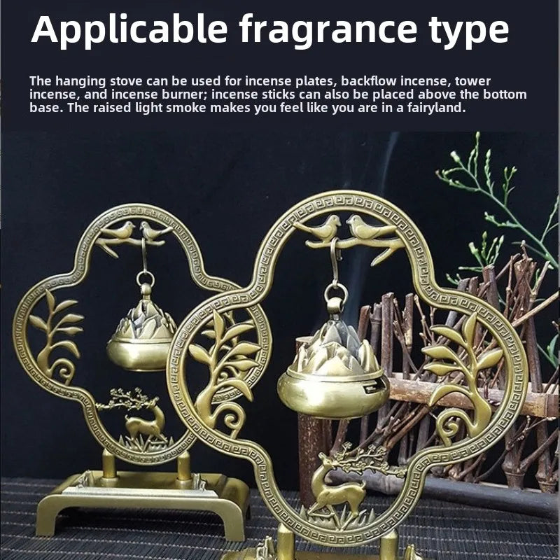 Hanging Incense Burner Line Fragrant Sandalwood for Home Use Indoor Hanging Incense Burner Decoration