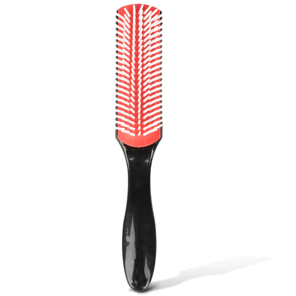7 Rows Detangling Hair Brush Denman Detangler Hairbrush Scalp Massager Straight Curly Wet Hair Comb Salon Hairdressing