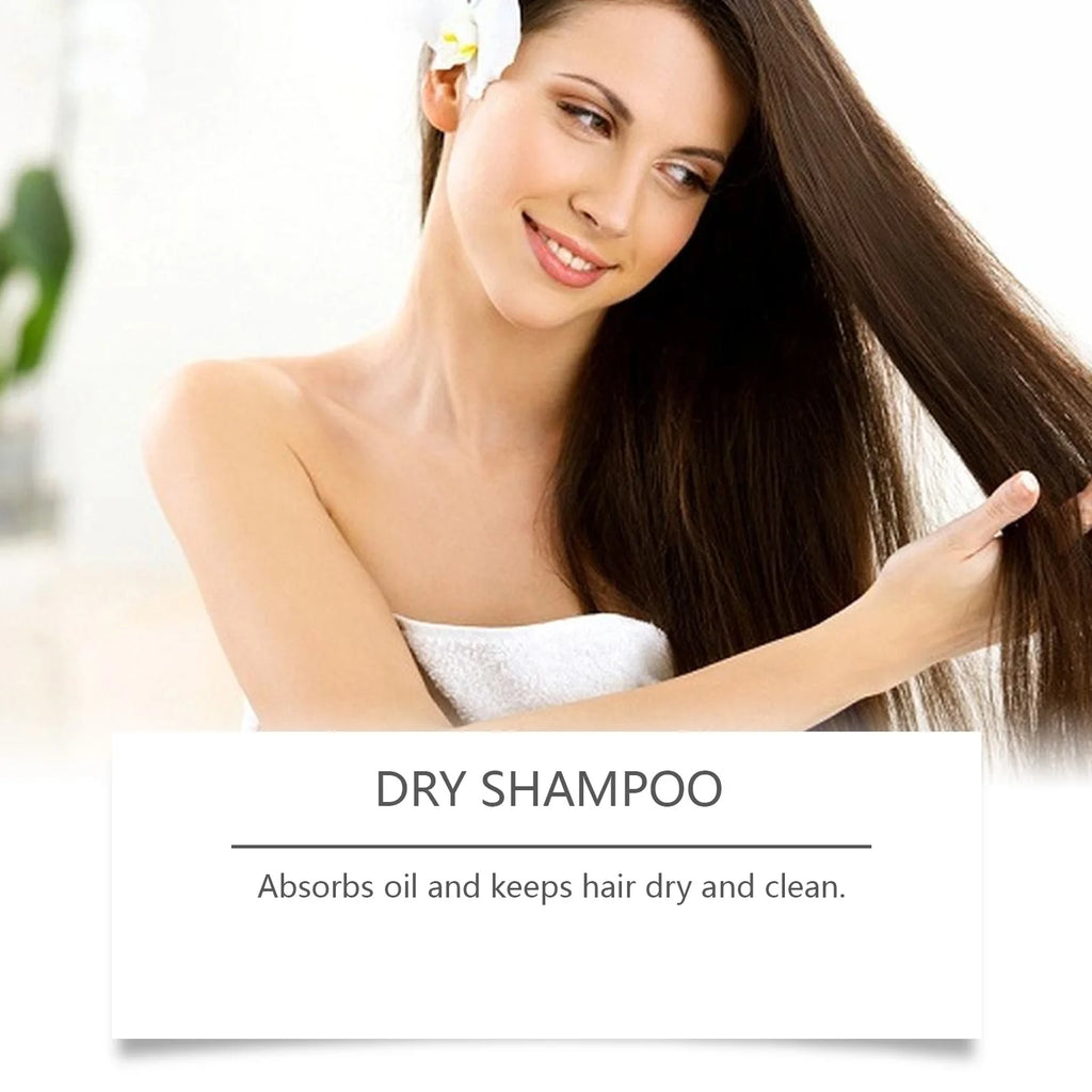 Dry Shampoo Spray Oil Control Refreshing Increase Hair Volume Improve Soft Collapse Greasy No Wash Fluffy Hair Spray