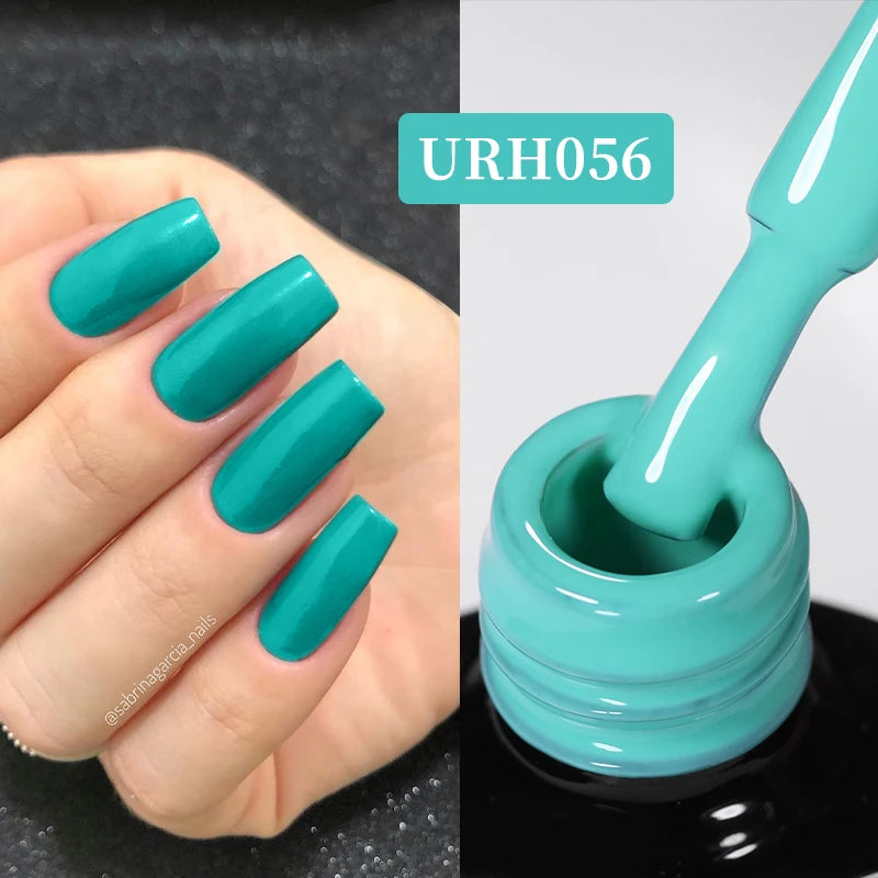 UR SUGAR 7ML Gel Nail Polish Red Glitter Sequins Manicure Semi Permanent Base Matte Top Coat Soak Off LED UV Nail Art Gel Varnis