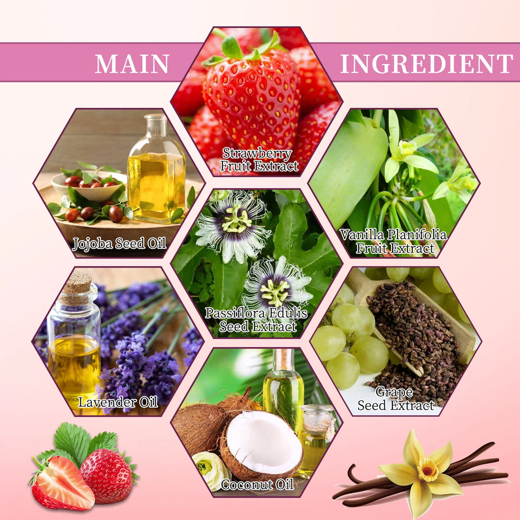 After Shave Oil Strawberry Vanilla Truly After Shave OilFor Smooth Skin Moisturizes Soft﻿ Skin Care women  Serve Shave Oil