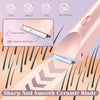 2 in 1 Double Head Dual Bikini Hair Trimmer Detachable Head Shaver Electric Shaver for Women Waterproof Wet &Dry Hair Razors