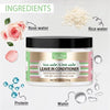 Rice Water and Rose Water Leave-In Conditioner Dry Frizzy Hair Hydrating Essence Cream Enhances Hair Elasticity & Luster Product