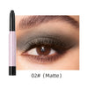 QIBEST Glitter Eyeshadow Stick Diamond Shimmer Waterproof Long Lasting 12 Colors Shiny Highlighter Makeup Eye Shadow Pencil