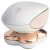 4 Heads Electric Women's Shaver, Portable Painless Hair Remover for Bikini Eyebrow Nose & Body,