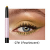 QIBEST Glitter Eyeshadow Stick Diamond Shimmer Waterproof Long Lasting 12 Colors Shiny Highlighter Makeup Eye Shadow Pencil