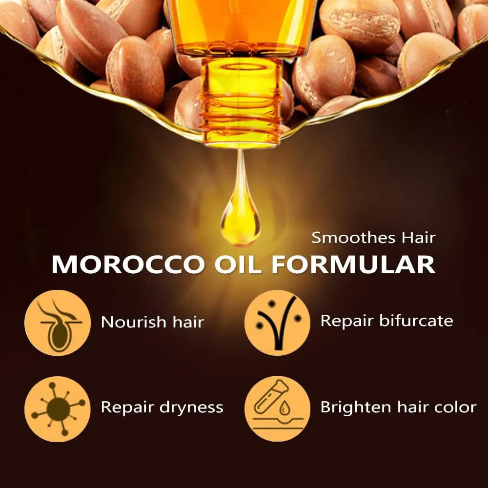 Moroccan Oil Hair Care Essential Oil Frizzy Hair Smooth Shiny Conditioner Essence Oil