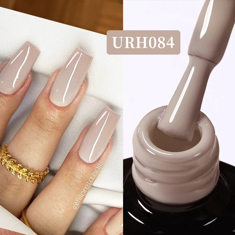 UR SUGAR 7ML Gel Nail Polish Red Glitter Sequins Manicure Semi Permanent Base Matte Top Coat Soak Off LED UV Nail Art Gel Varnis