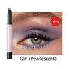 QIBEST Glitter Eyeshadow Stick Diamond Shimmer Waterproof Long Lasting 12 Colors Shiny Highlighter Makeup Eye Shadow Pencil