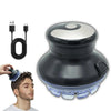2025 New Round Quick Haircut Wireless Round Hair Clipper with LED Display and Length Adjustable 3-12mm Self Haircutting Kit