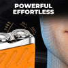 Portable Rotary Dual Ring Electric Shaver Men Travel Mini Shaver Double Floating Magnetic Blade Head Rechargeable Pocket Razors