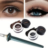 Silicone eyeliner brush waterproof non-smudge eyeliner auxiliary tool eyeliner cream