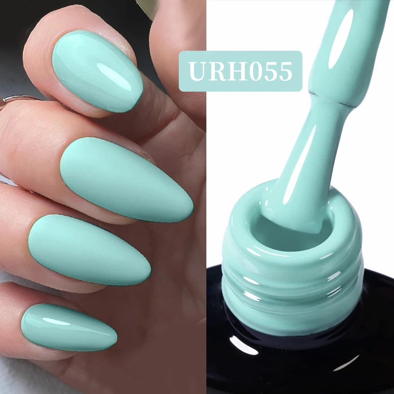 UR SUGAR 7ML Gel Nail Polish Red Glitter Sequins Manicure Semi Permanent Base Matte Top Coat Soak Off LED UV Nail Art Gel Varnis