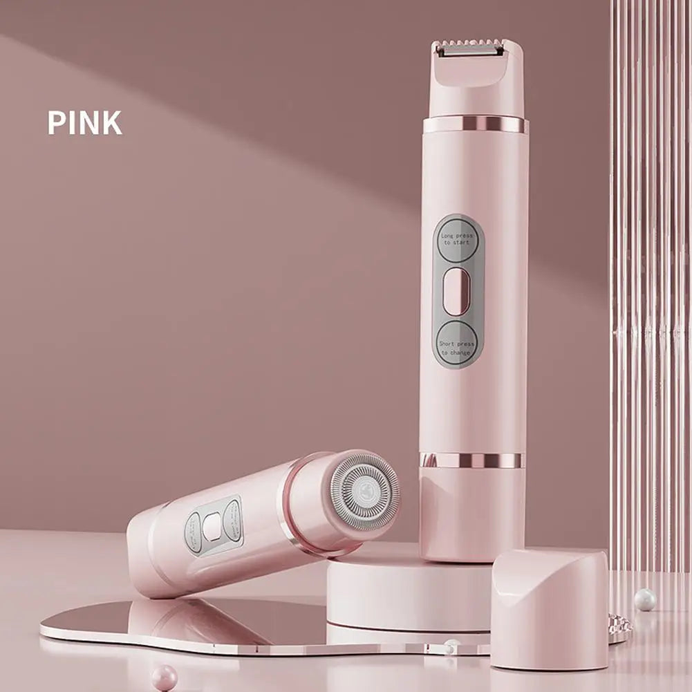 Portable for Women Electric Razor Shaver Lady Shaver Painless Body Hair Trimmer for Armpit Bikini Arm Leg Face Mustache