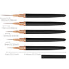 5pcs Nail Art Liner Brush Set UV Gel Nail Brushes Kits French Stripe Line Painting Drawing Flower Pen Professional Manicure Tool
