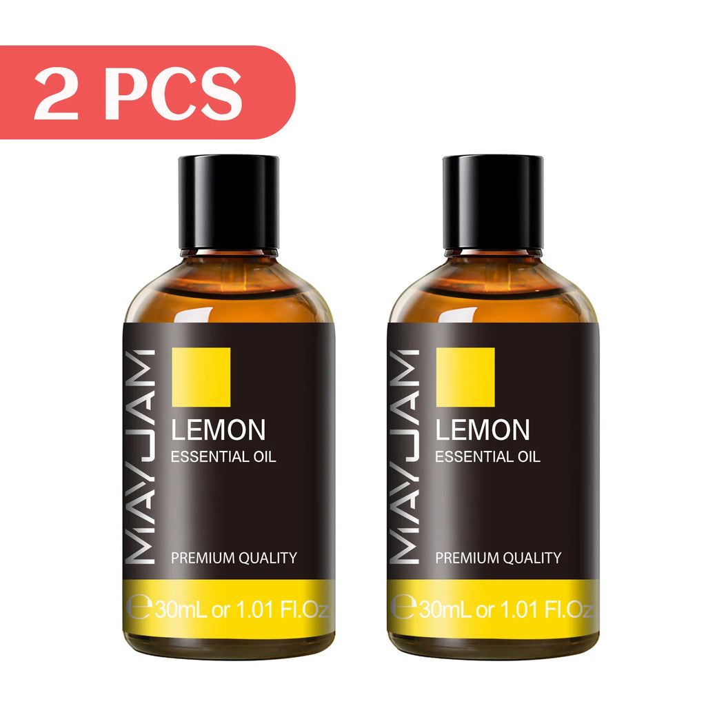 MAYJAM Oregano Lemon Eucalyptus Turmeric Sandalwood Sweet Orange Neroli Essential Oil for Aromatherapy Diffuser DIY Soap Candle